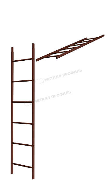 Такую продукцию, как Лестница кровельная стеновая дл. 1860 мм без кронштейнов (8017), можно заказать в нашем интернет-магазине.