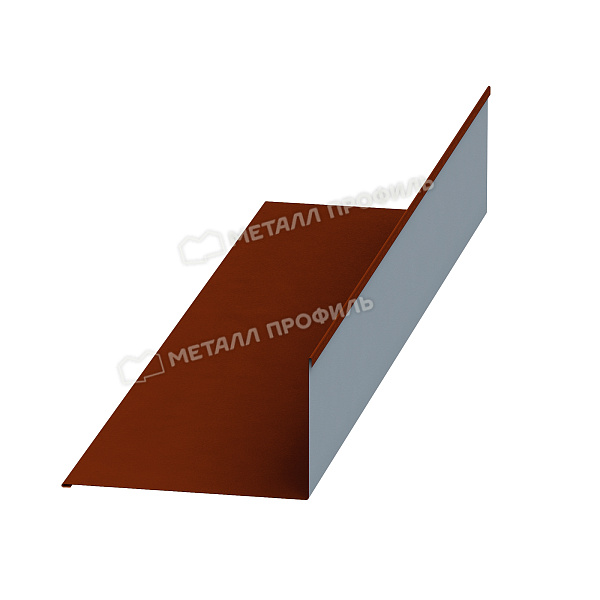 Планка примыкания верхняя 250х147х2000 (AGNETA-20-Copper\Copper-0.5) ― приобрести по умеренным ценам ― 2635 ₽ ― в Самаре.